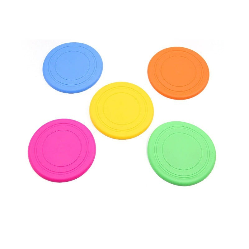 Soft Silicone Pet Frisbee Dog Toy