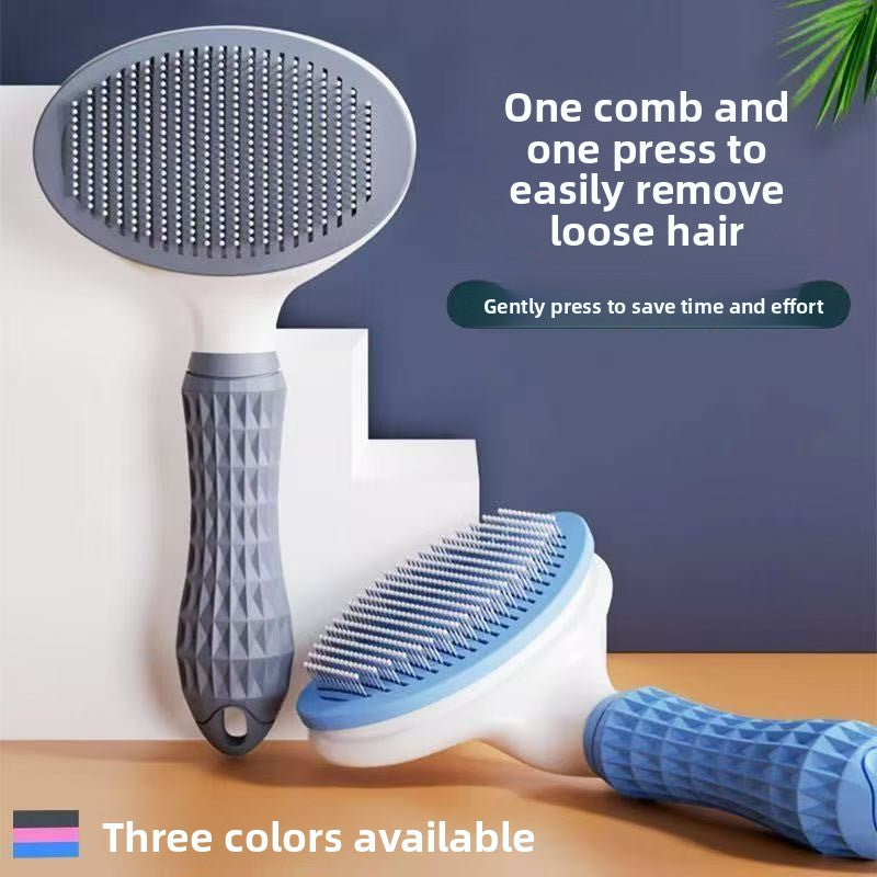 Pet Hair Brush - Stainless Steel Needle Brush