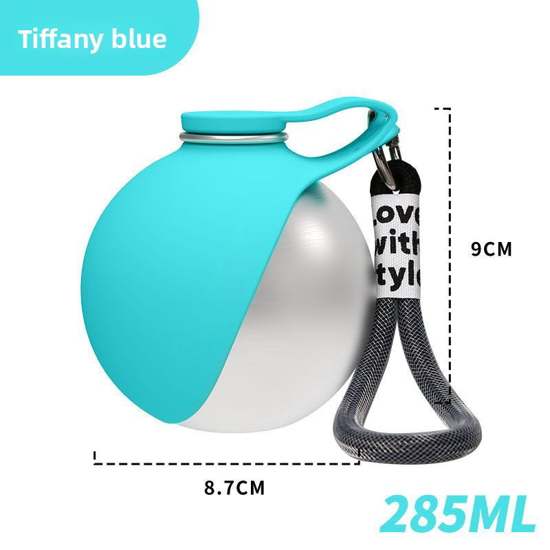 Portable Dog Water Bottle Stainless Steel