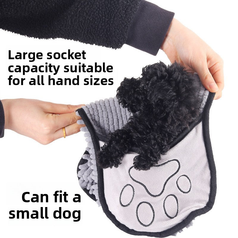 Absorbent Quick Dry Pet Bath Towel Glove