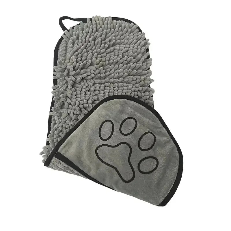 Quick Dry Pet Towel Soft Dog Bath Robe Towel Super Absorbent Cat Bath Towel Convenient Pet Cleaning Washcloth Dog Accessories