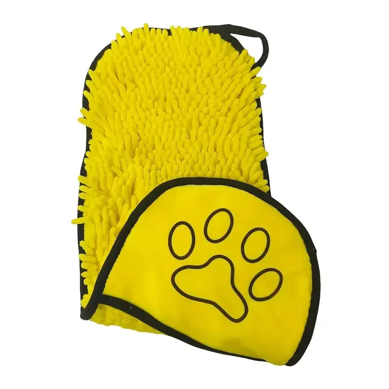 Quick Dry Pet Towel Soft Dog Bath Robe Towel Super Absorbent Cat Bath Towel Convenient Pet Cleaning Washcloth Dog Accessories